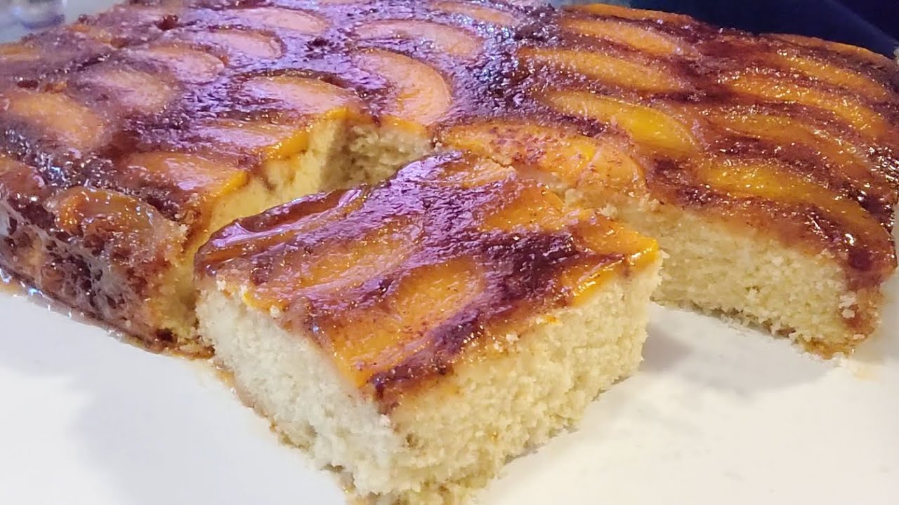 How to make Peach Upside down cake
