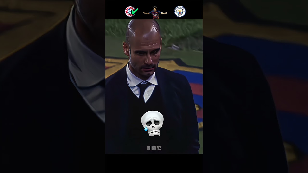 Pep Reaction To Messi 🔥 #football #shorts #messi #barcelona #viral #trending #viralshort