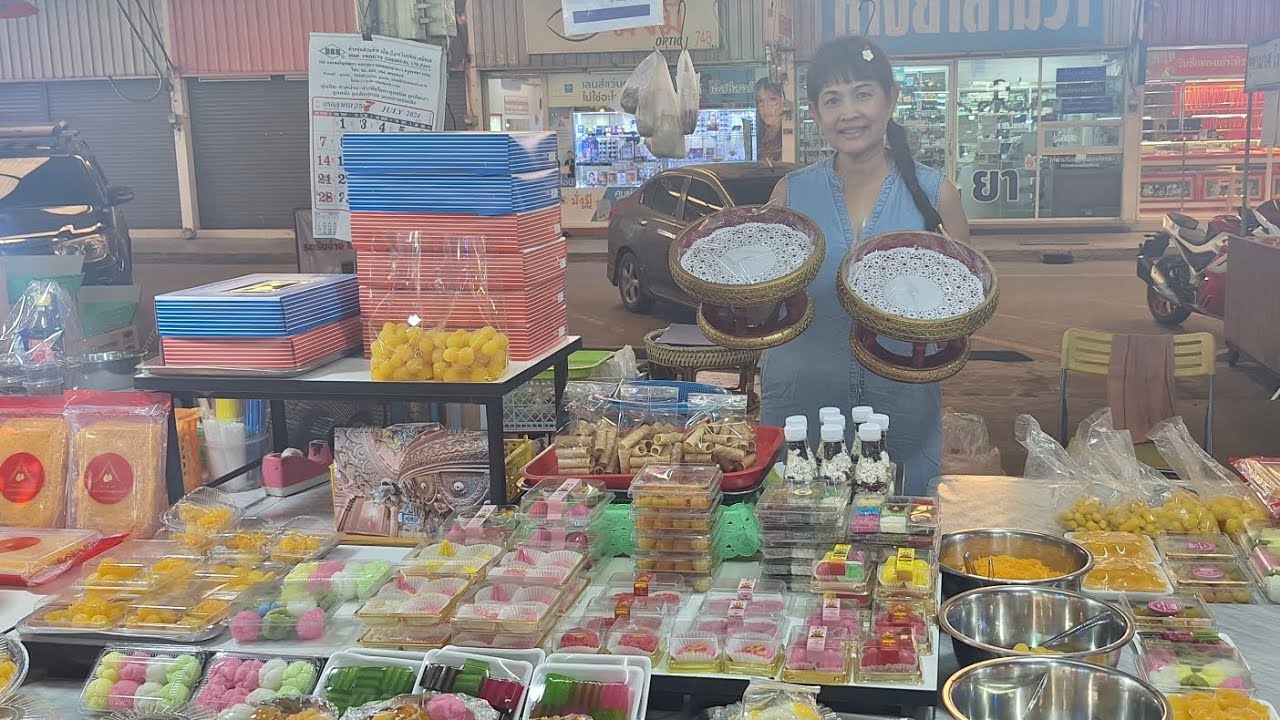 คุณแม่มัม | VLOG#18 รีวิว ร้านคุณแม่มัมค่า ขายขนมไทยมงคล ชุดไหว้สายมู รับจัดพานขันหมากและขนมงานมงคล