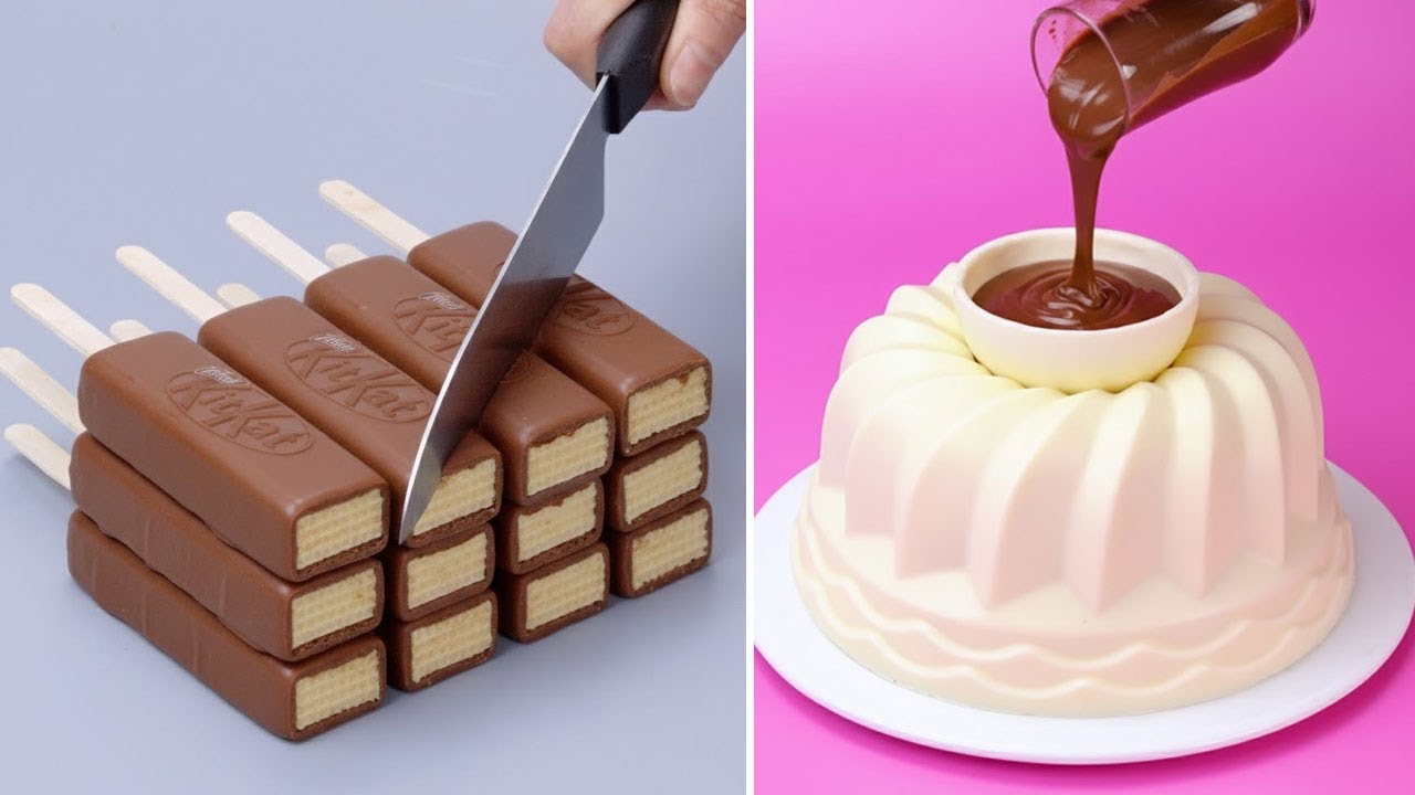 Amazing Chocolate Bowl Cake Decorating You'll Love | Awesome White Chocolate Cake Tutorials
