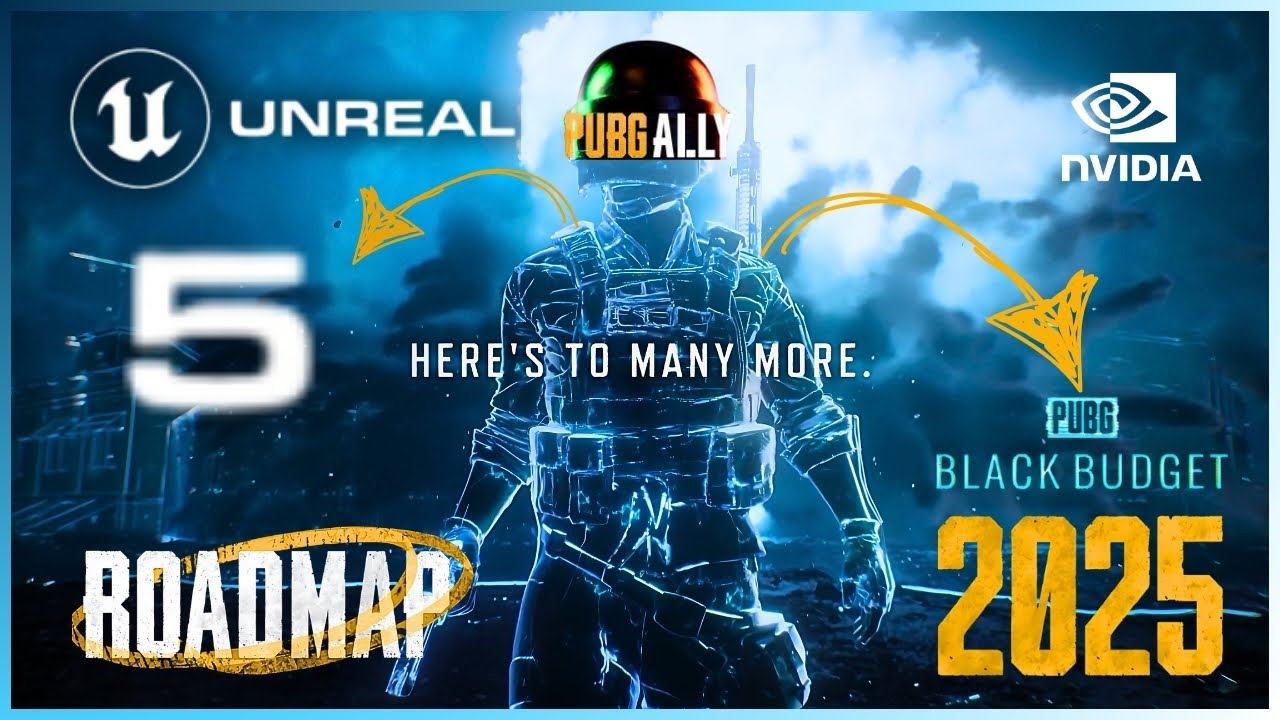 PUBG ROADMAP 2025: Resumen con Unreal 5, IA Nvidia y Black Budget