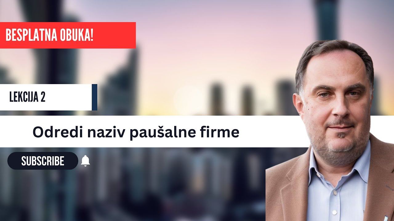 Paušalac Kako otvoriti paušalnu radnju besplatna obuka! Lekcija 2 #paušalac #preduzetnik #biznis