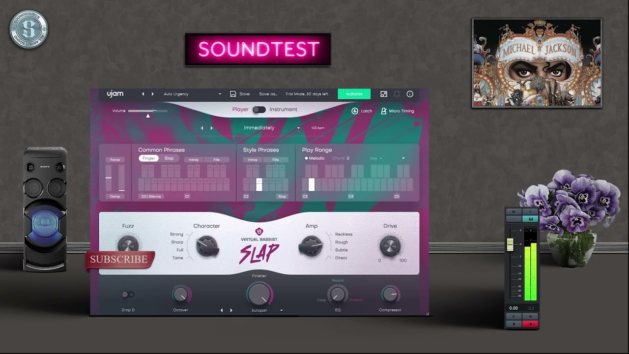 UJAM Virtual Bassist SLAP - SOUNDTEST