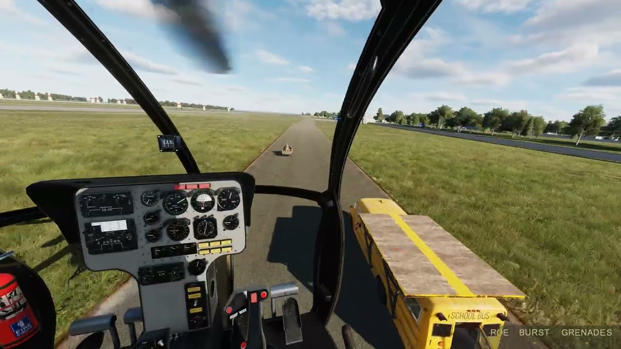 OH-6A helicopter fun (DCS 4k)