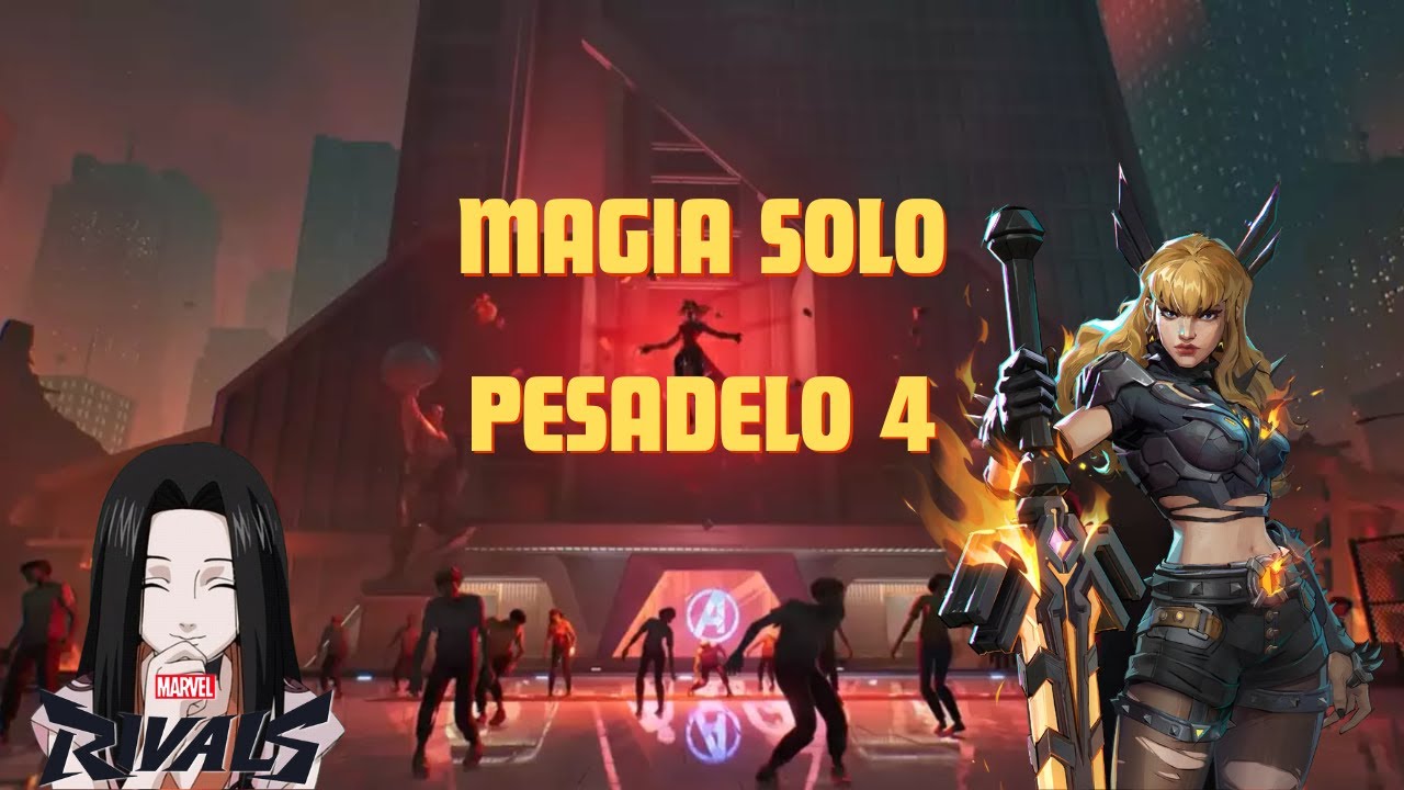 MAGIA SOLO: PESADELO 4 WALKTHROUGH | ZOMBIES | MARVEL RIVALS