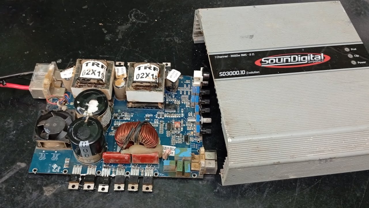 SoundDigital SD3000.1D, não funciona, saída agregando mais técnica de reparo.