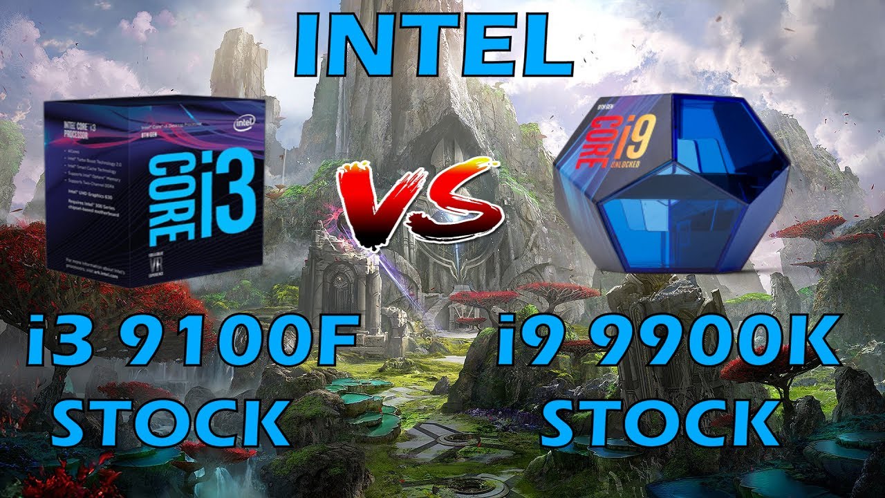 i3 9100F vs i9 9900K | RTX 2080 Super
