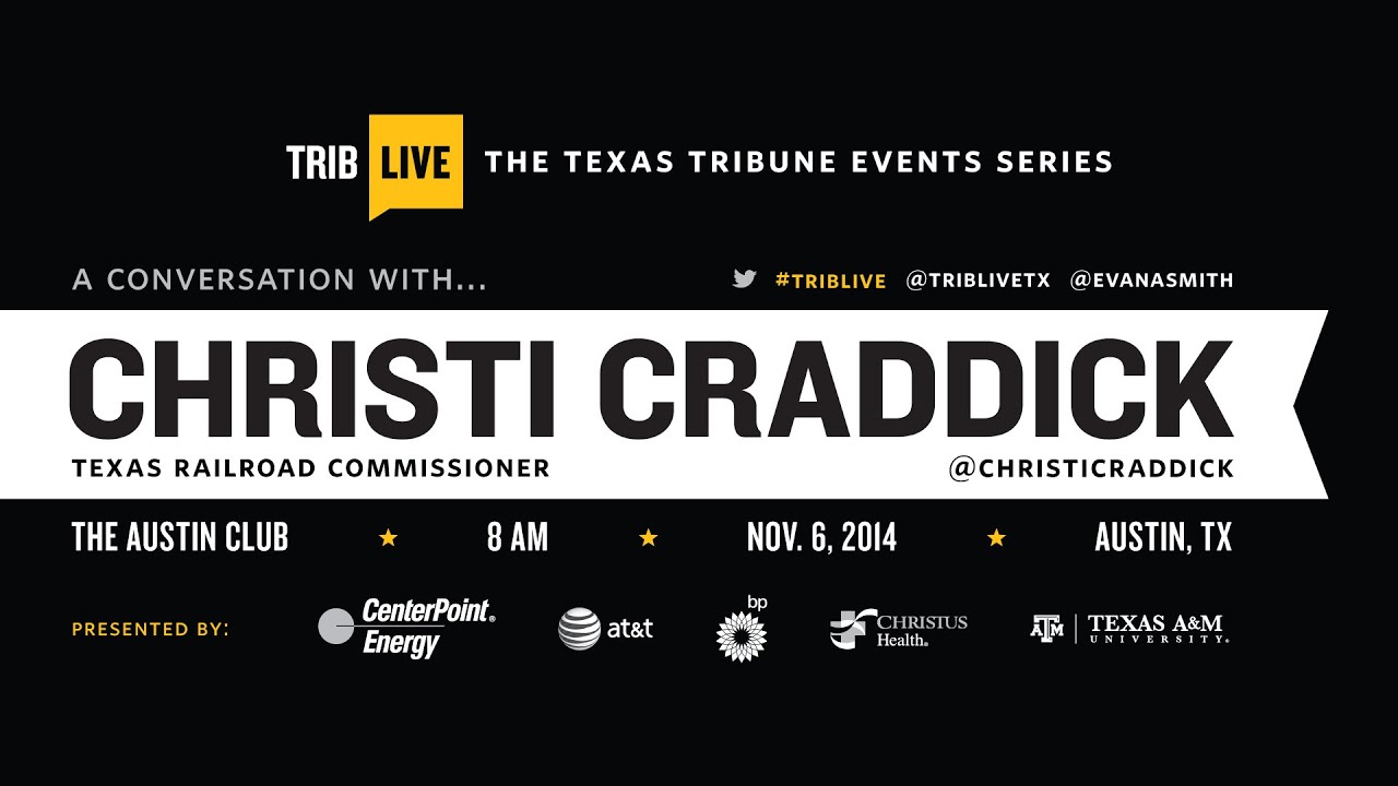 TribLive: A Conversation With Railroad Commissioner Christi Craddick