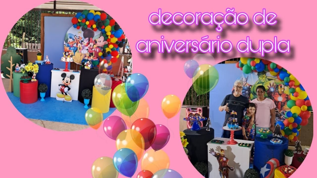 Decoração de festa de aniversário infantil t