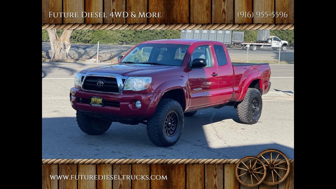 2006 Toyota Tacoma EXT Cab Long Bed 5-Speed Manual 4-Cylinder 4WD 2.7 Liter 22RE