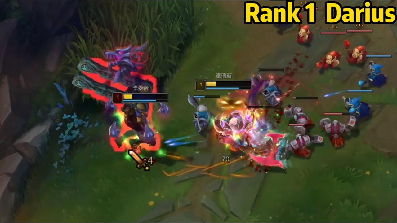 Rank 1 Darius: He is SO AGGRESSIVE at LEVEL 1 !