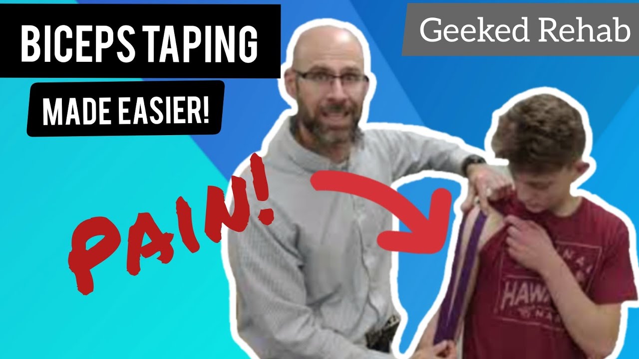 Kinesiology Taping for Biceps Pain