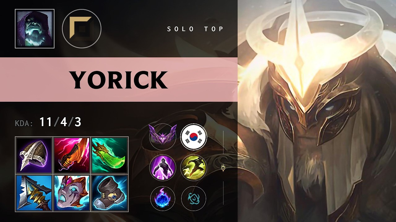 Yorick Top vs Annie - KR Master Patch 26.15