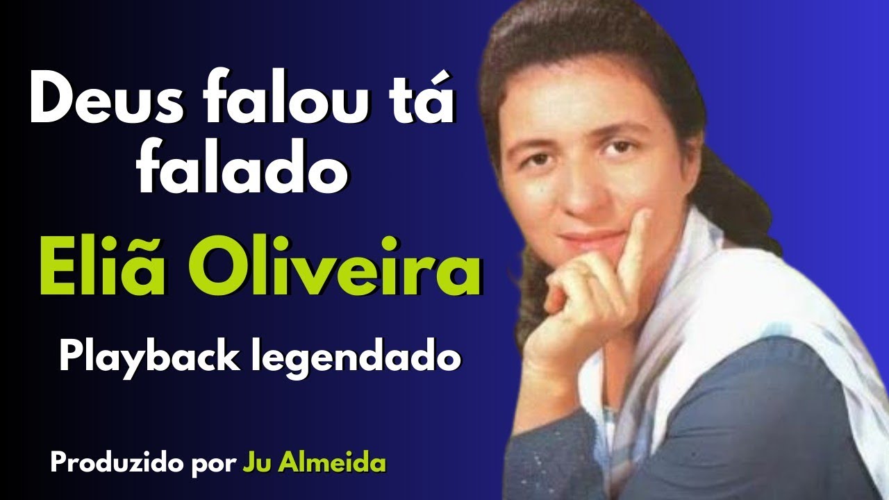 Deus falou tá falado - Eliã Oliveira ( playback legendado )