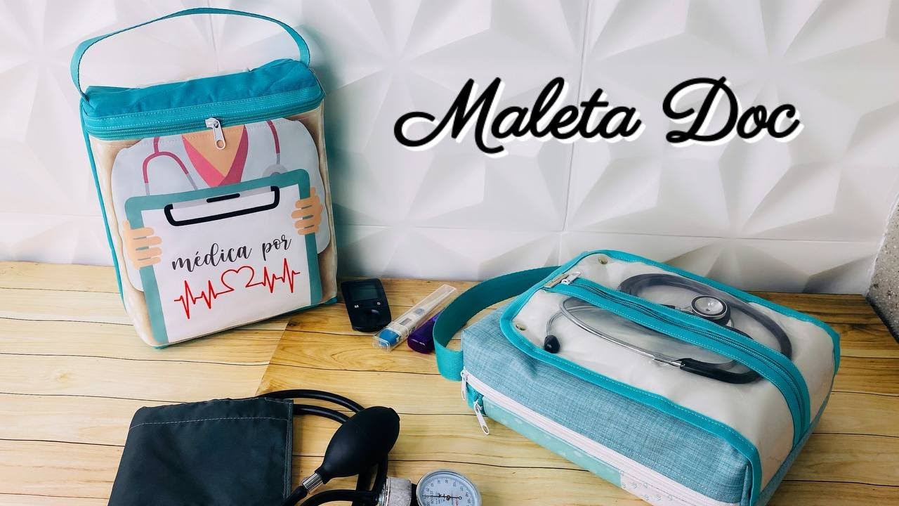 Como fazer MALETE DOC (Série Profissões) - Costura Criativa - por @tucaensina