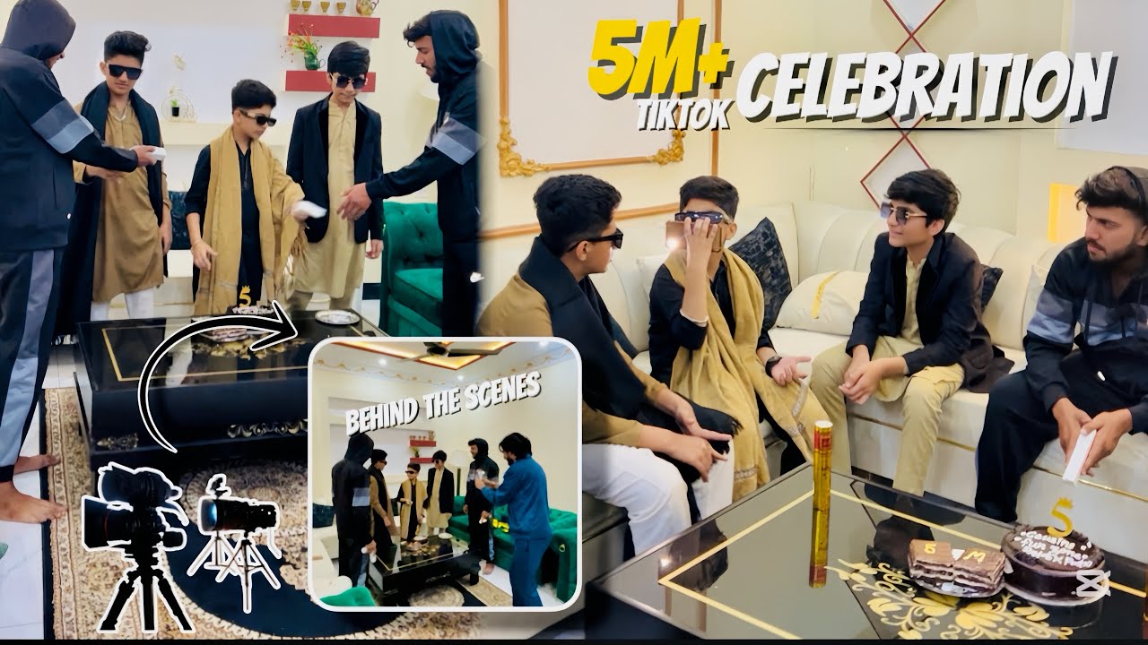 TikTok 5M Celebration | Behind The Scenes of TikTok Vedio | CousinsFunZone | 