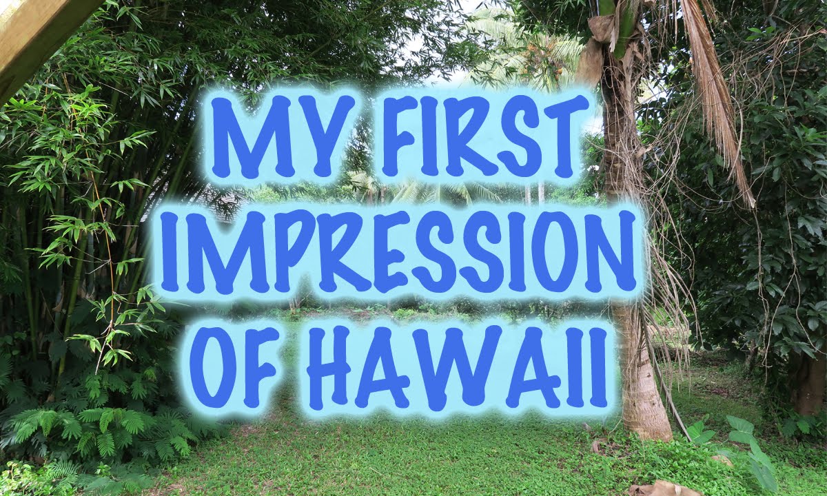 My First Impression of Hawaii