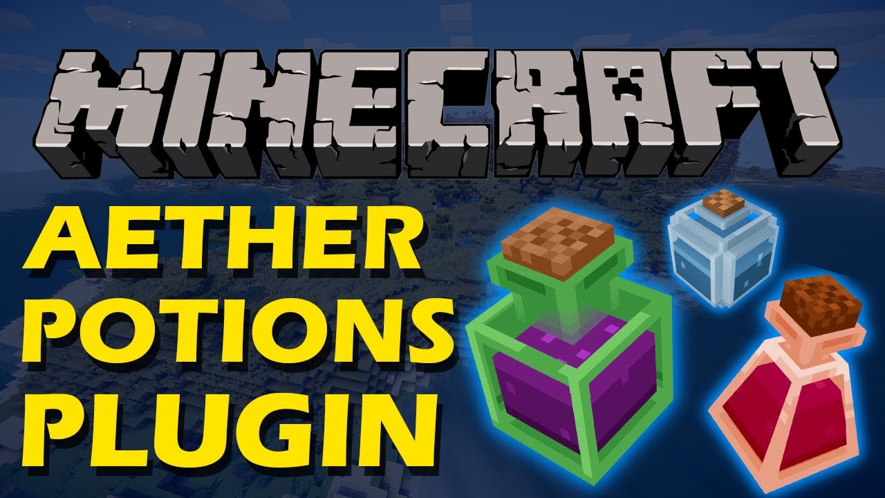 Custom potions in Minecraft with Aether Potions Plugin