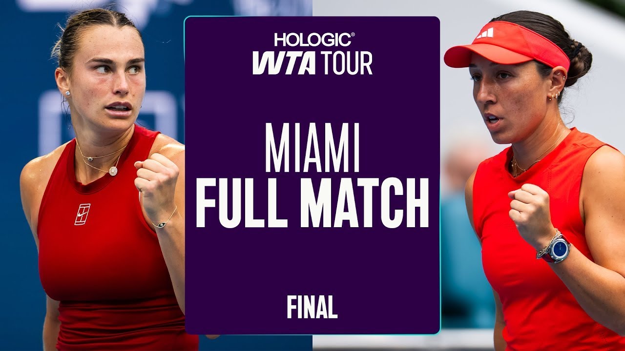 Aryna Sabalenka vs. Jessica Pegula 2025 Miami Final 🏆 | WTA Full Match