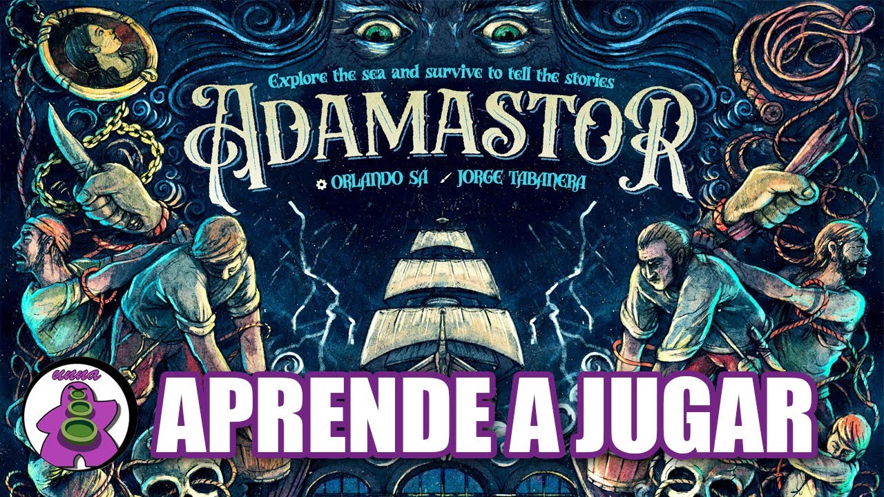 ADAMASTOR - Cómo se juega - TUTORIAL - Juego de Mesa - unna