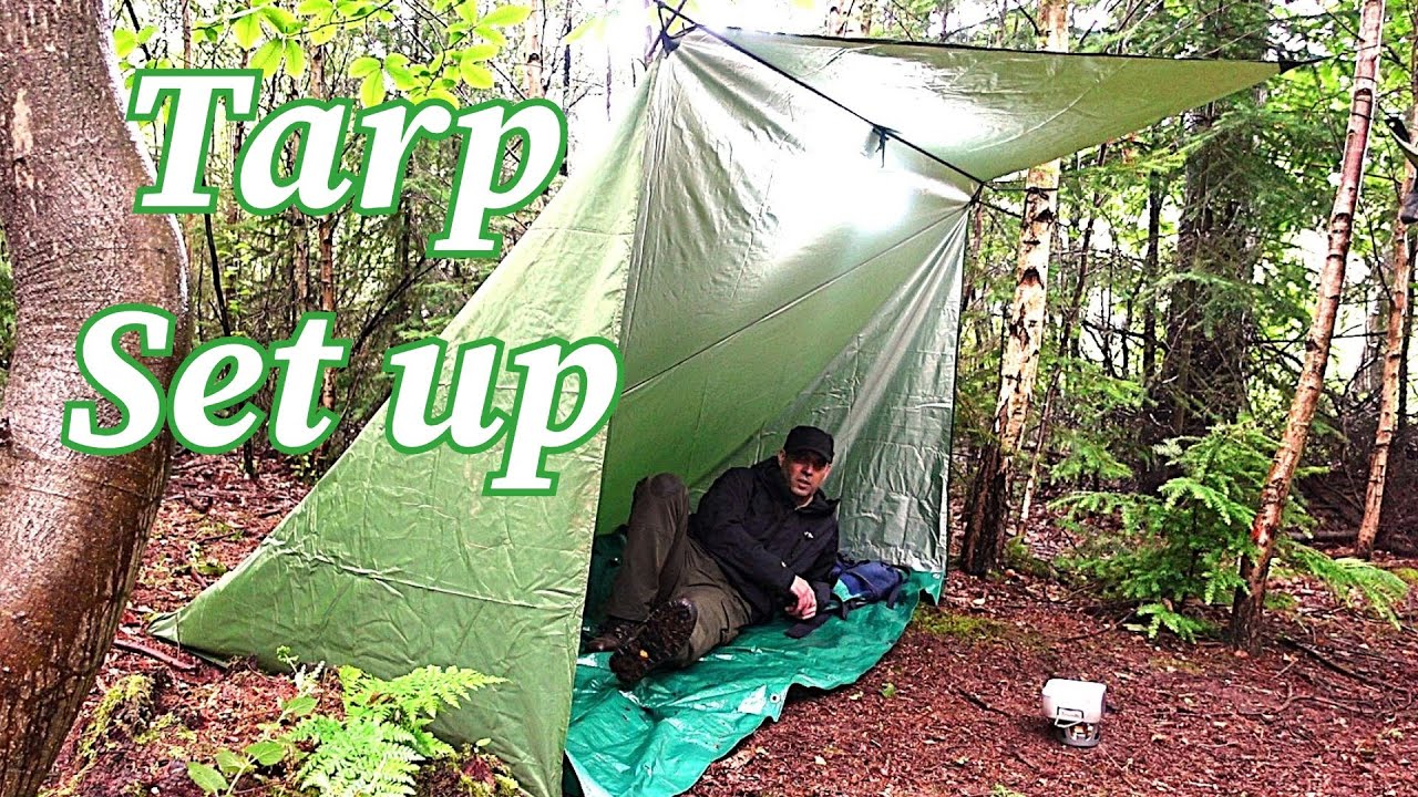 How I Setup a Great 3x3M Tarp Baker Shelter