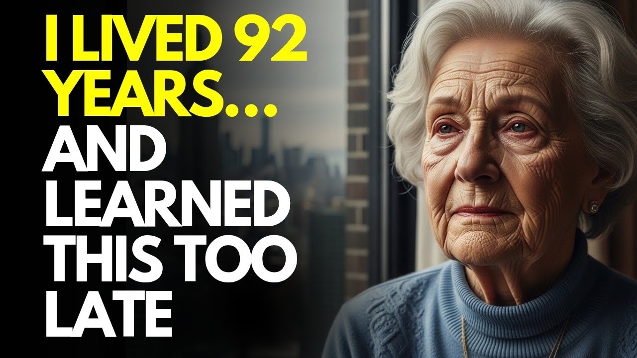 THIS TOOK ME 92 YEARS TO LEARN (A LIFE CHANGING STORY)
