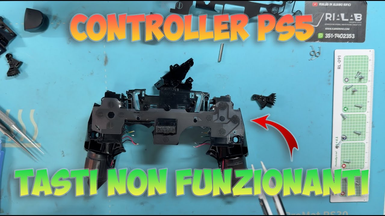 Come riparare i pulsanti Cerchio, X, Quadrato, Triangolo, R1 e R2 su un controller DualSense PS5