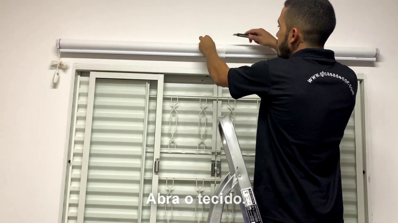 COMO INSTALAR PERSIANA ROLÔ BLACKOUT