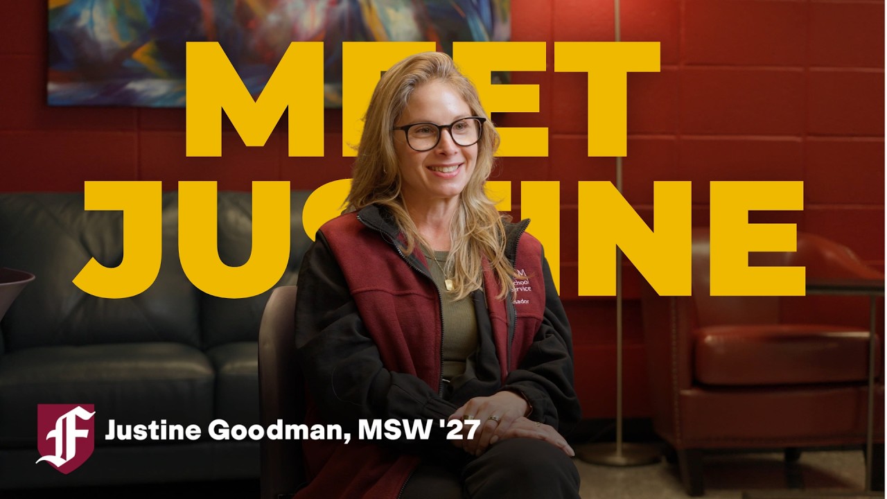How I'm changing careers with an online MSW from Fordham | Justine Goodman