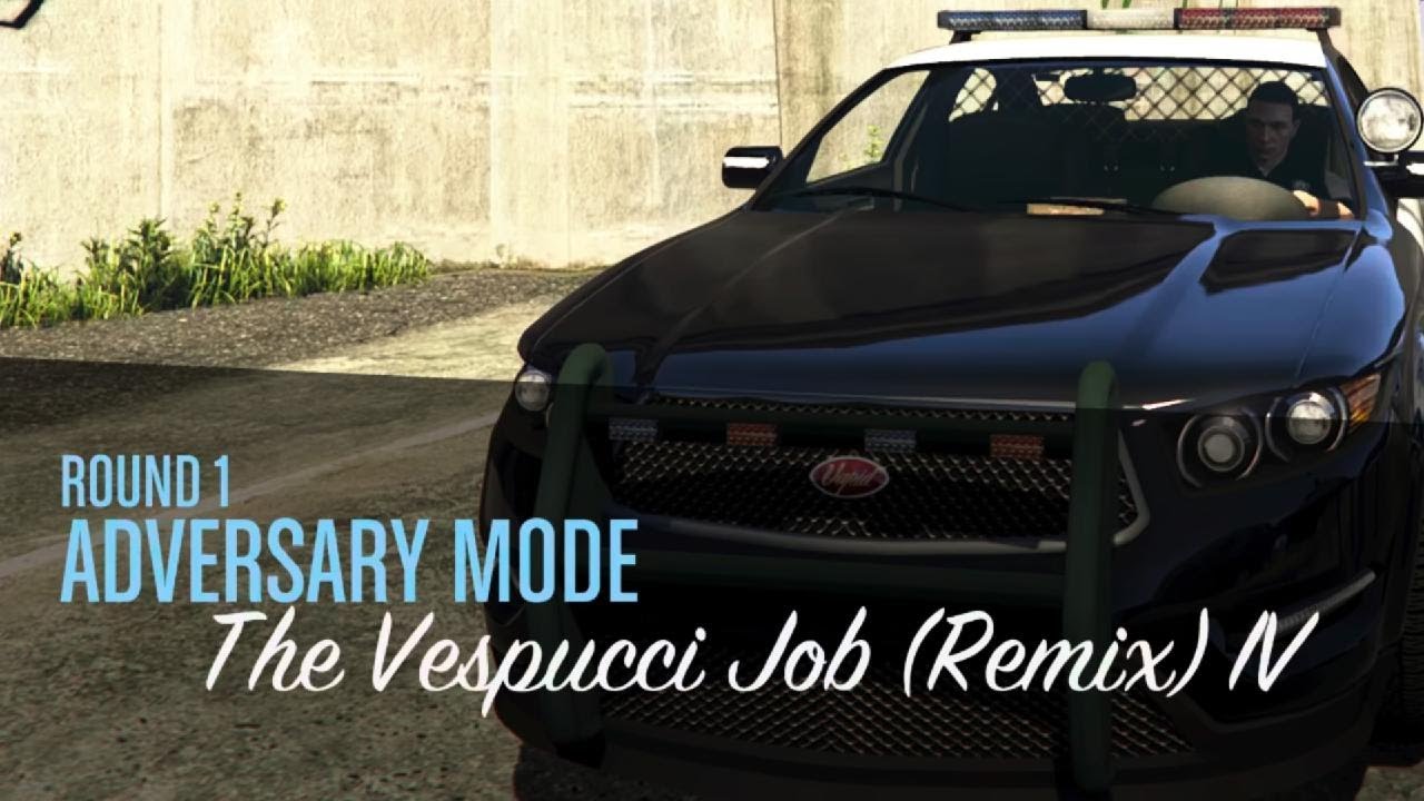 The Vespucci Job (Remix) IV - 1 Round Mayhem - Clown On The Run - GTA5 Online