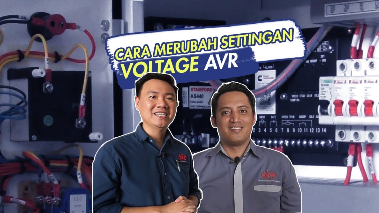 Cara Mudah Setting Voltase AVR Genset