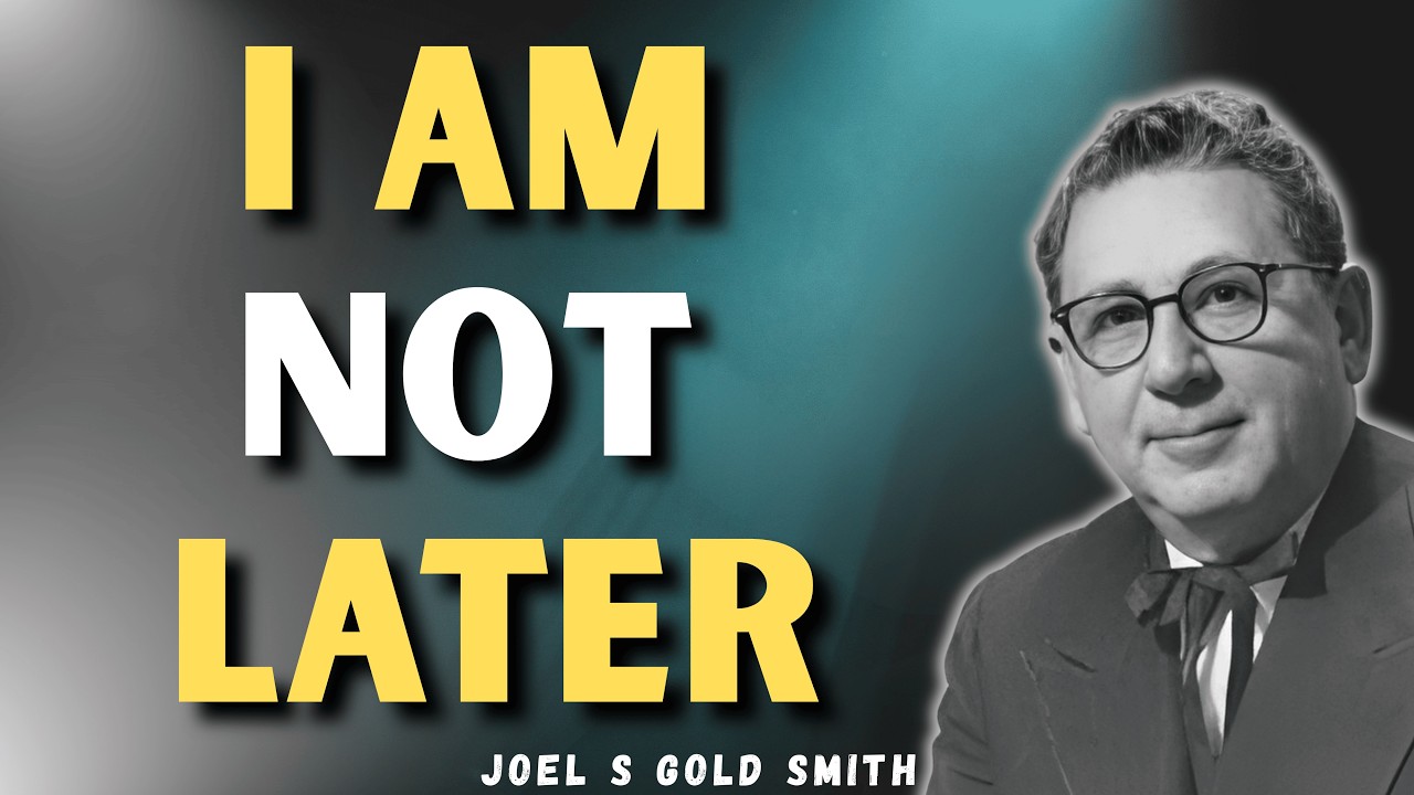 Stop Striving: Joel S Goldsmith on “I AM” — The Shift That Ends Seeking Now