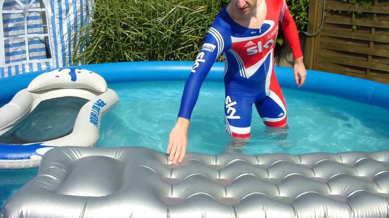 Me in the pool in my GB cycling skinsuit