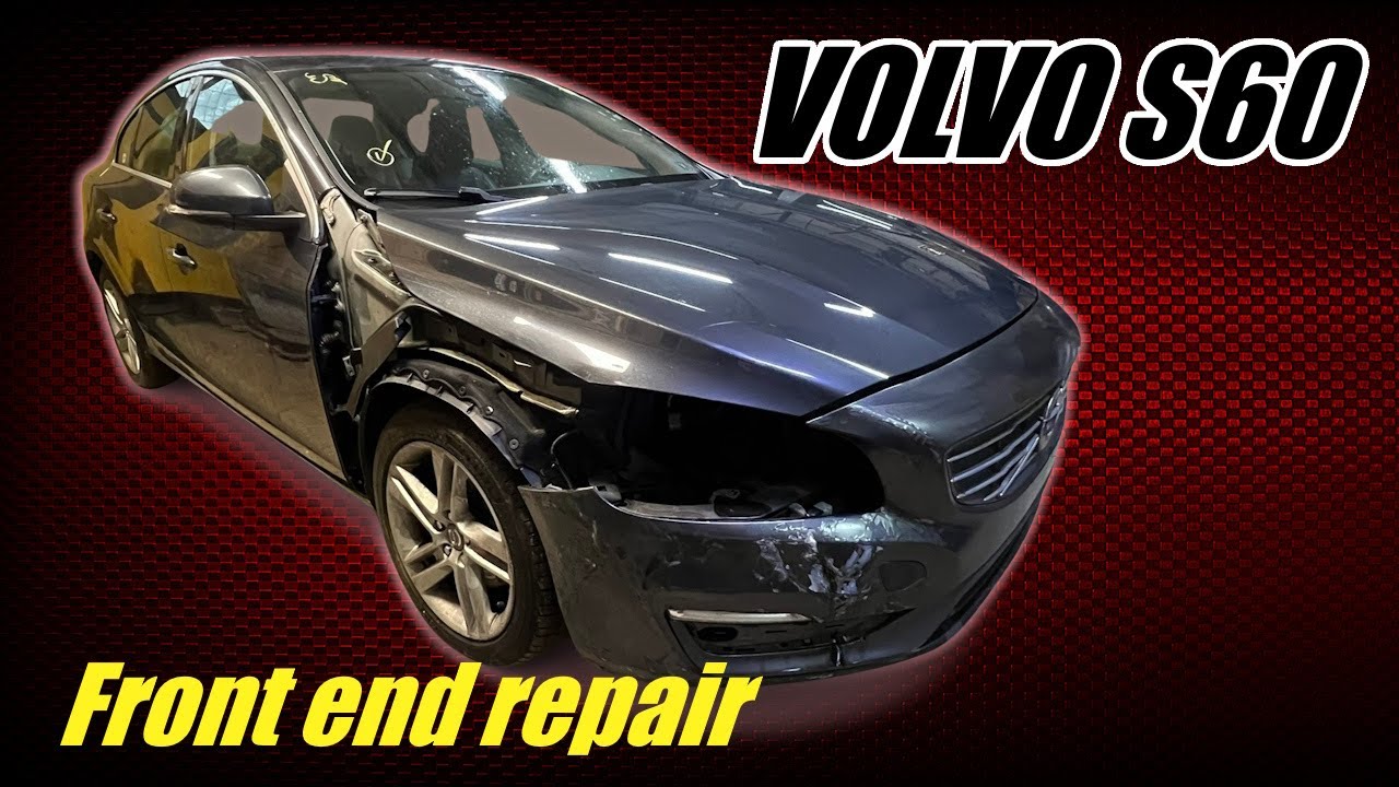 VOLVO S60. Front end repair. Ремонт переда.