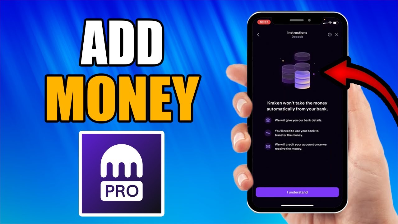 How To Add Money To Kraken Pro App | Deposit Money On Your Kraken Pro Account