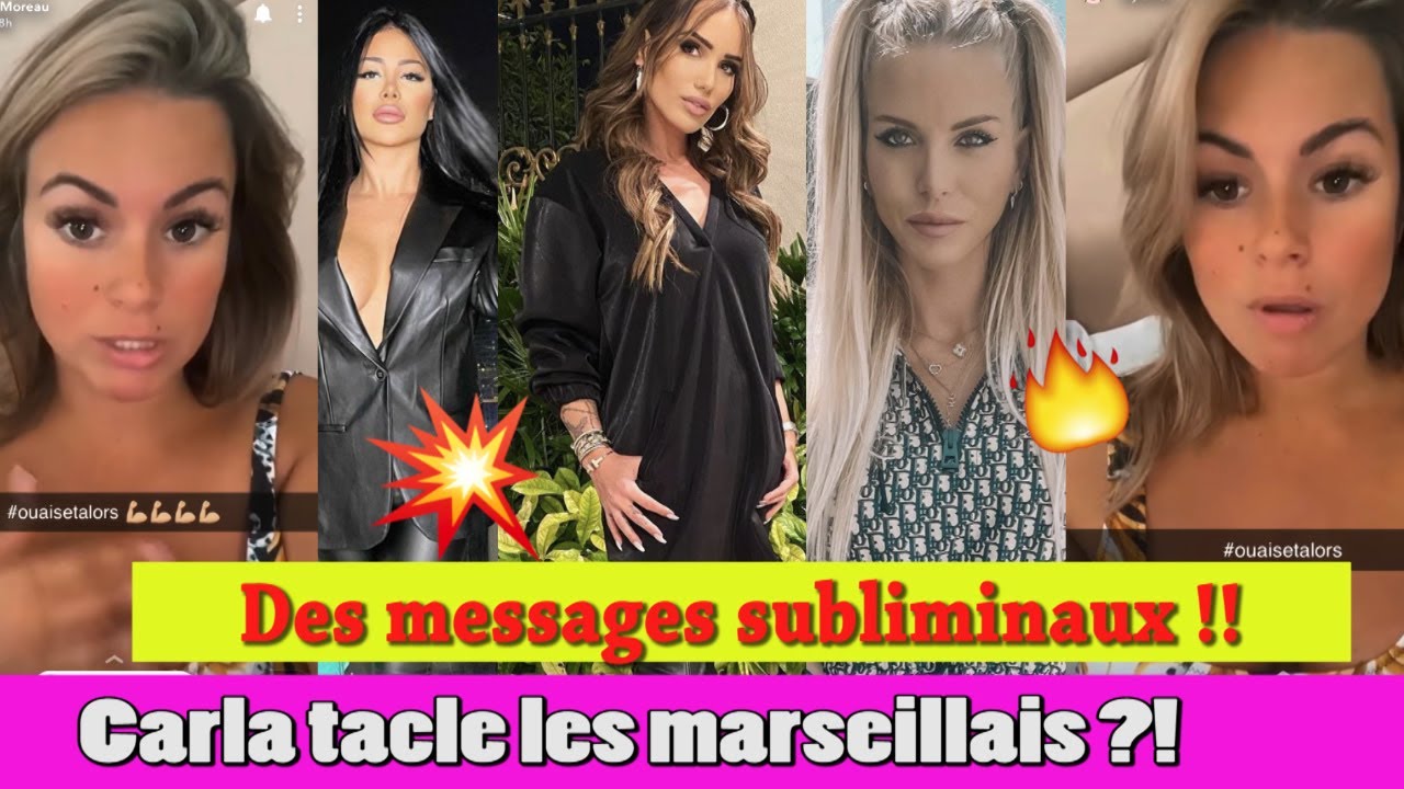 CARLA TAC*LE LES MARSEILLAIS EN LEUR ENVOYANT DES MESSAGES SUBLIMINAUX?! lmvsmonde