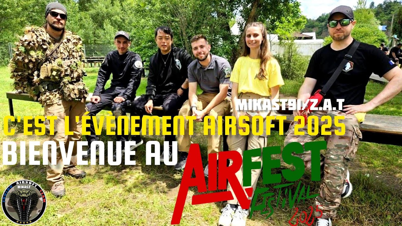 AIRSOFT 🇲🇫 LE AIRFEST FESTIVAL 2025 - MON PREMIER FESTIVAL ! MIKAST91/Z.A.T
