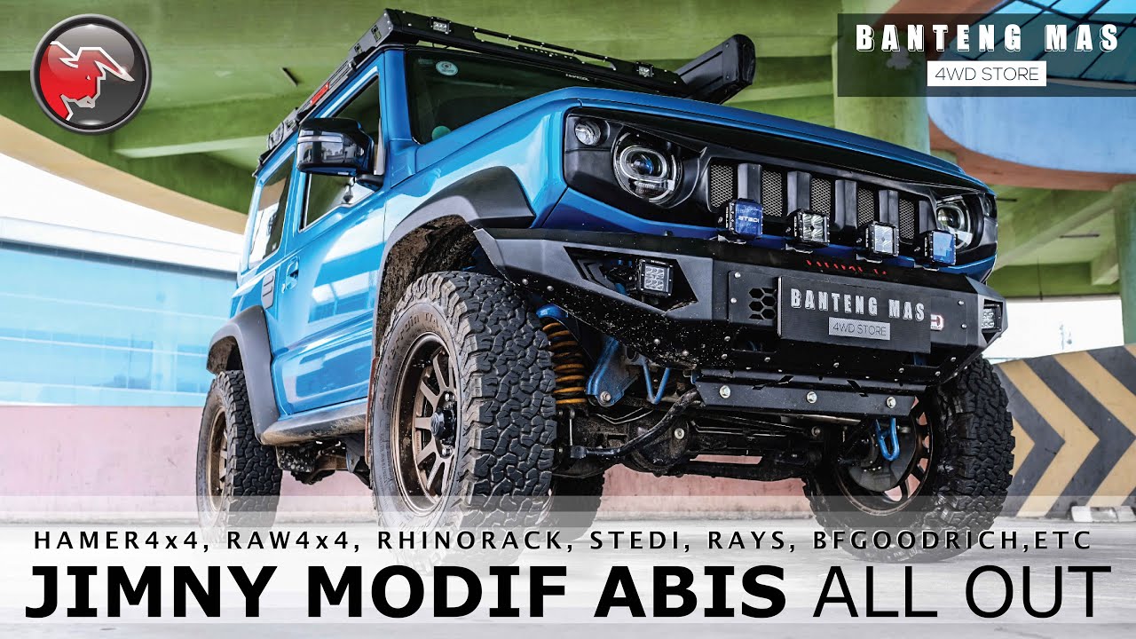 MODIF ABIS! PREMIUM SPEC! JIMNY JB74! RAW4x4 HAMER4x4 BATWING ETC
