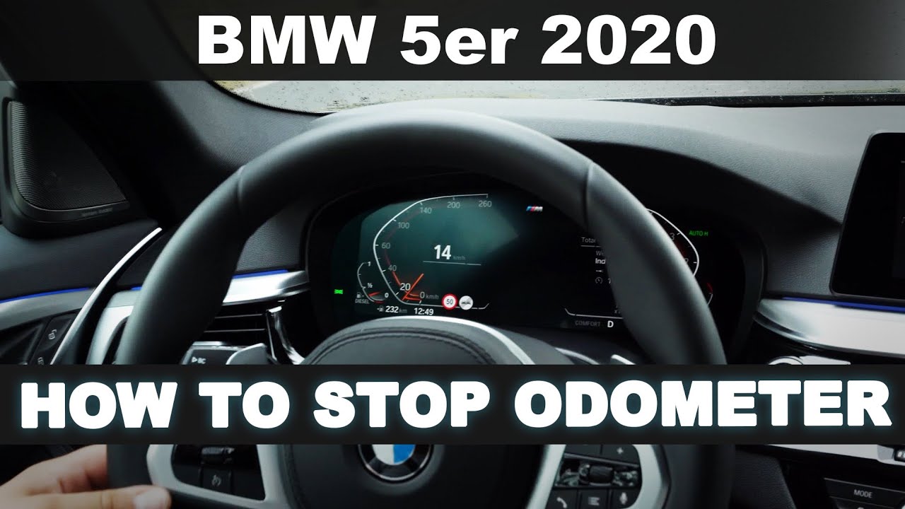 BMW 5er Facelift 2020 | Mileage Stopper - NO Odometer Correction  - CAN Blocker - Mileage Adjustment