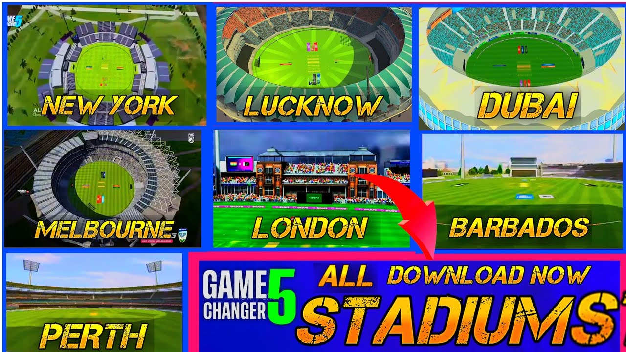 Game Changer 5 V4.1😱 All Stadiums Download & Stadium Review 🔥 #gamechanger5
