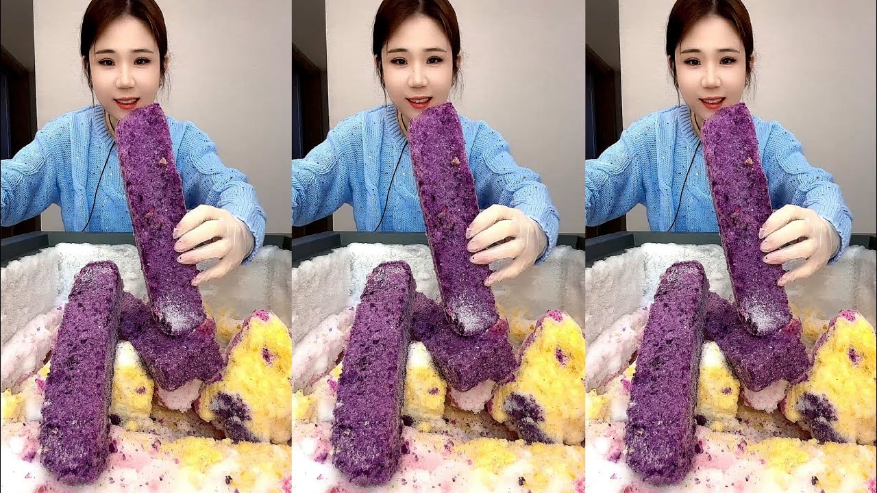 ASMR SHAVED ICE EATING YY 