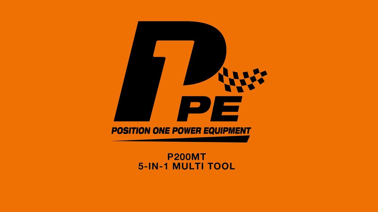 How to assemble & start the P1PE P5200MT Multi-tool
