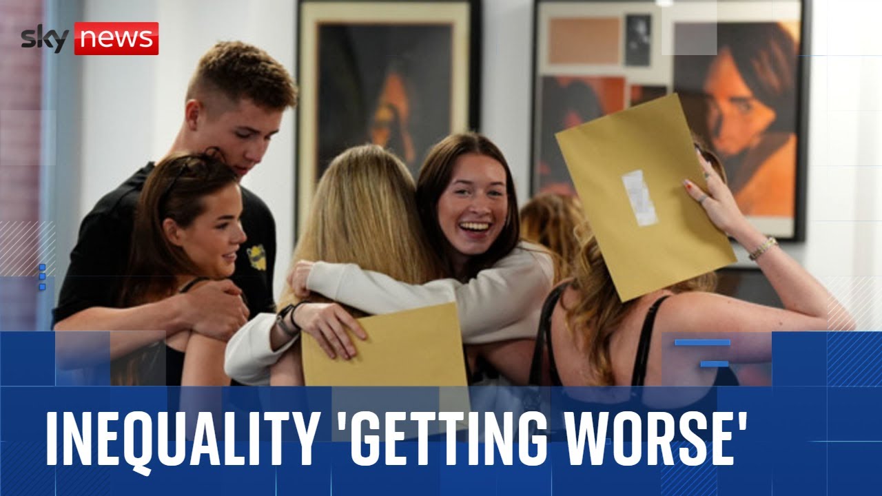 A-level results expose how regional inequalities 'getting worse'
