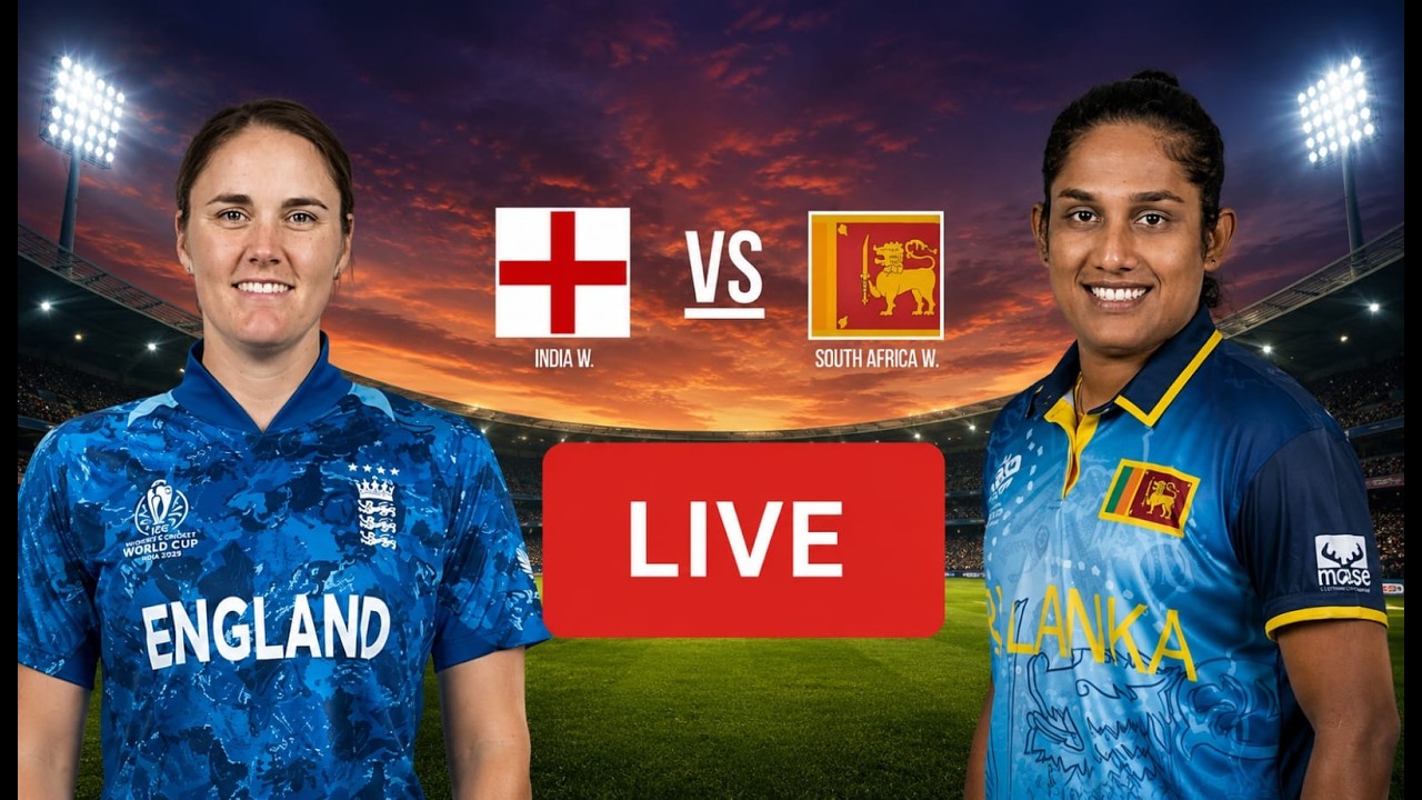 🔴 England Women vs Sri Lanka Women LIVE | ENG W vs SL W Live Match Today | Women's Cricket world cup