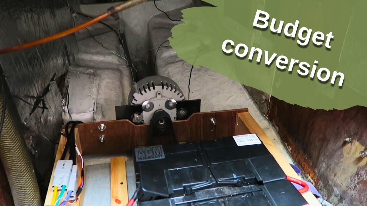 New & Improved Budget Sailboat Electric Motor Conversion!