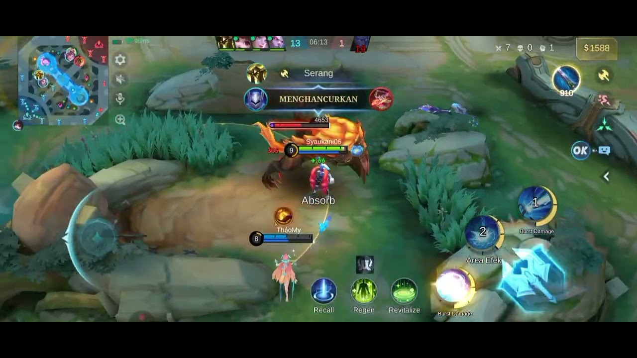 Bikin Lawan Kucar Kacir Cuk🤣🤣‼️ #viral #mobilelegends 