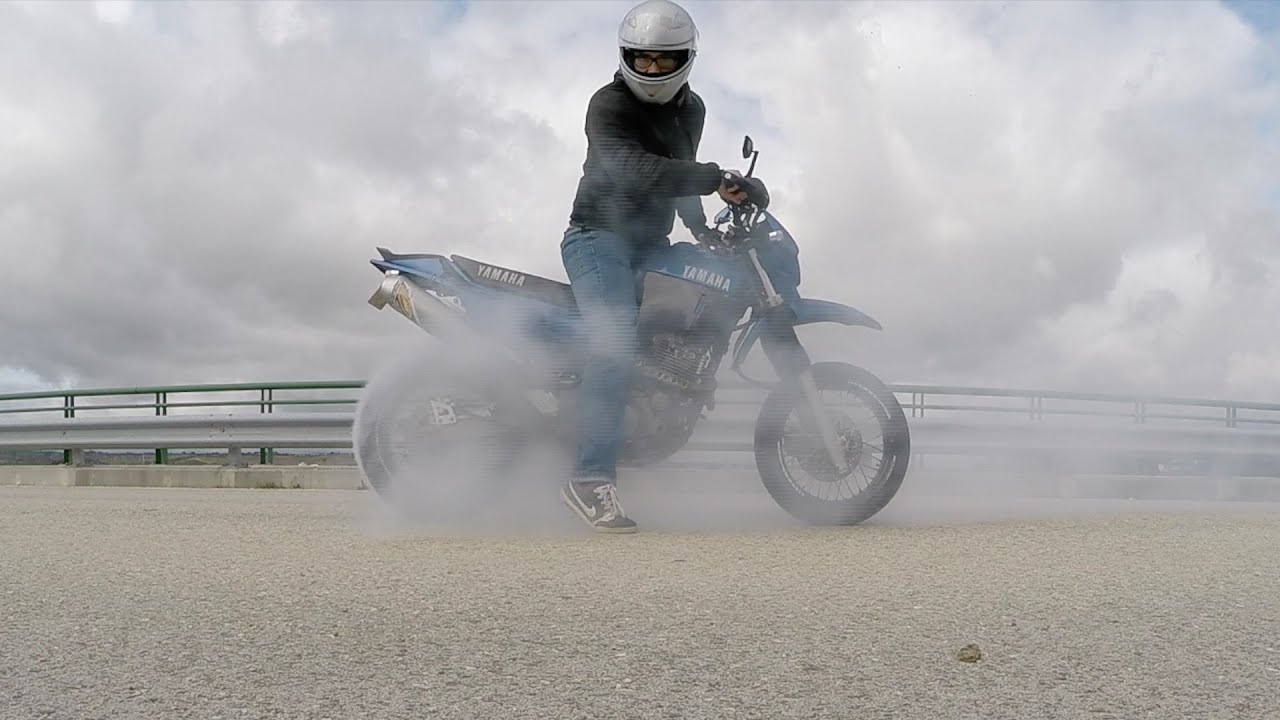 Yamaha XT600 SuperMoto Ride