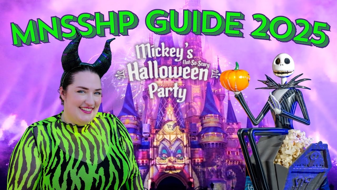 Mickey's Not So Scary Halloween Party Guide & Food Menus | MNSSHP 2025 |Disney World