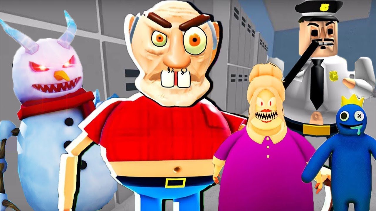 ROBLOX - SPACE Obby, Miss Ani-Tron, Cheese escape, Siren Cop's, DOORS, Mr Nightmare, Piggy, Granny