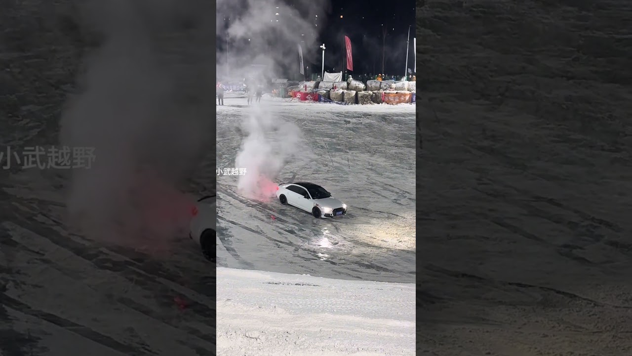 Audi A4 Comes To ice Hot Pot | Night Offroad Madness &ndash; Watch This #offroad #hotpot #offroading